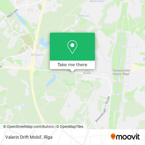 Valerin Drift Mobil' map