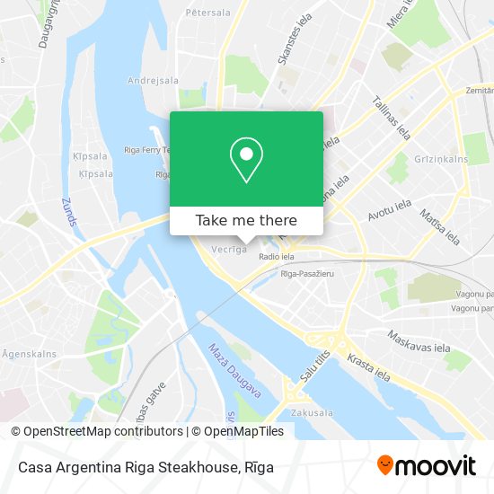 Casa Argentina Riga Steakhouse map