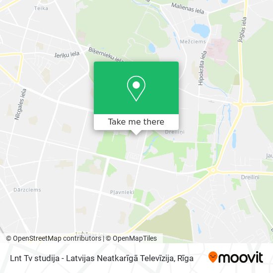 Lnt Tv studija - Latvijas Neatkarīgā Televīzija map