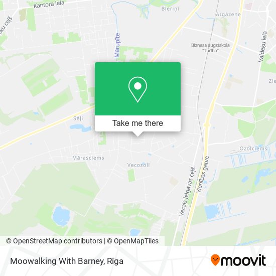 Moowalking With Barney map