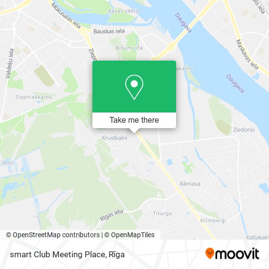 smart Club Meeting Place map