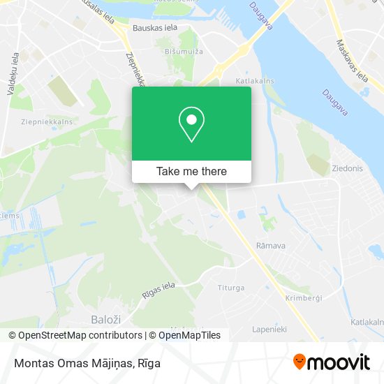 Montas Omas Mājiņas map