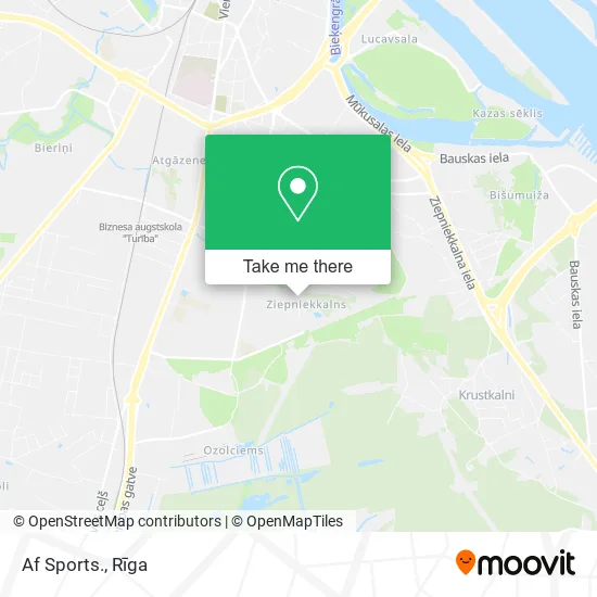 Карта Af Sports.