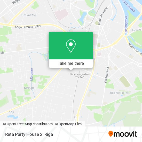 Reta Party House 2 map