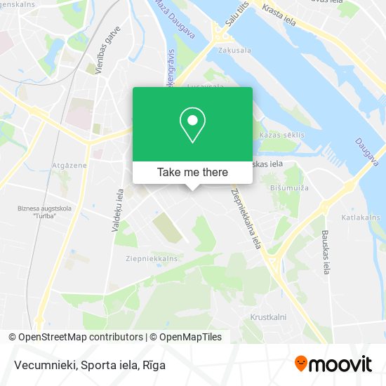 Карта Vecumnieki, Sporta iela