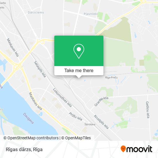 Rīgas dārzs map