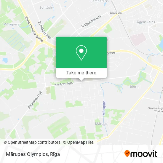 Карта Mārupes Olympics