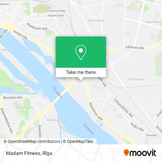 Madam Fitness map