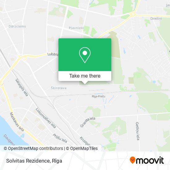 Solvitas Rezidence map