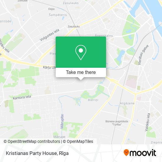 Kristianas Party House map