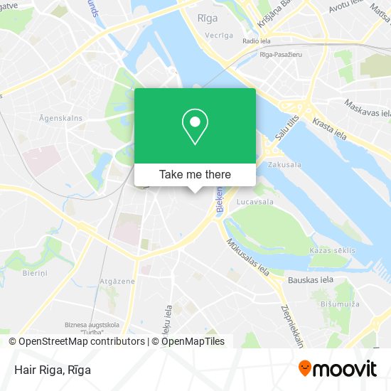 Карта Hair Riga
