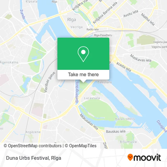 Duna Urbs Festival map