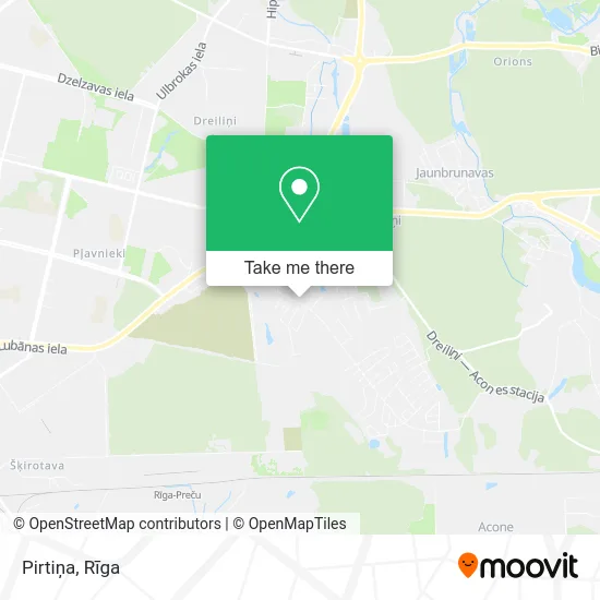 Карта Pirtiņa