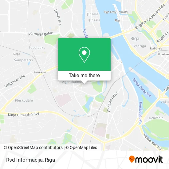 Карта Rsd Informācija