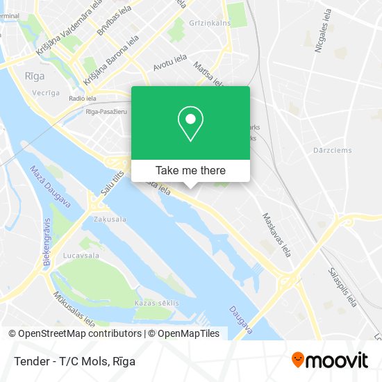 Карта Tender - T/C Mols
