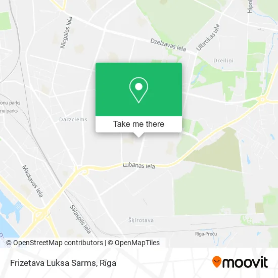 Карта Frizetava Luksa Sarms