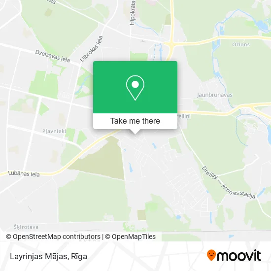 Карта Layrinjas Mājas