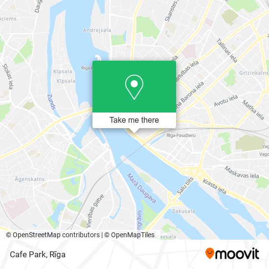 Cafe Park map