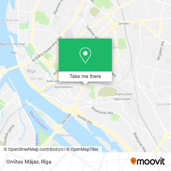 Карта Omītes Mājas