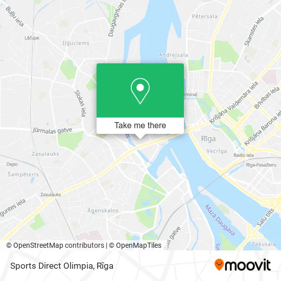 Карта Sports Direct Olimpia