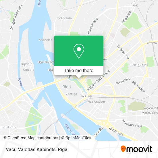 Vācu Valodas Kabinets map