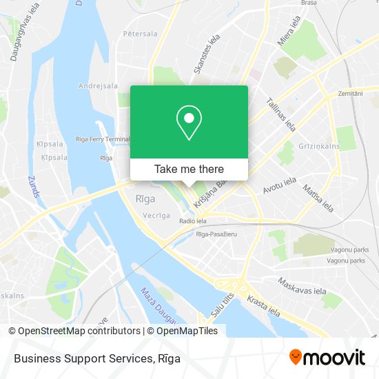 Business Support Services map