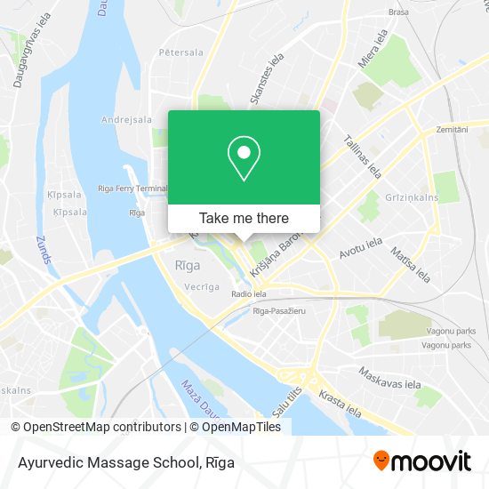 Карта Ayurvedic Massage School