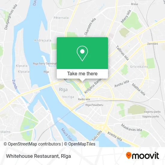 Whitehouse Restaurant map