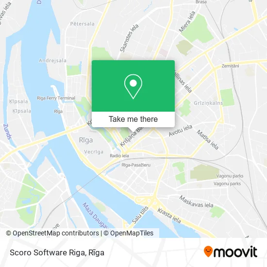 Карта Scoro Software Riga