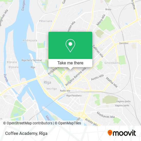 Карта Coffee Academy