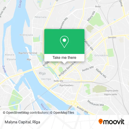 Карта Malyna Capital