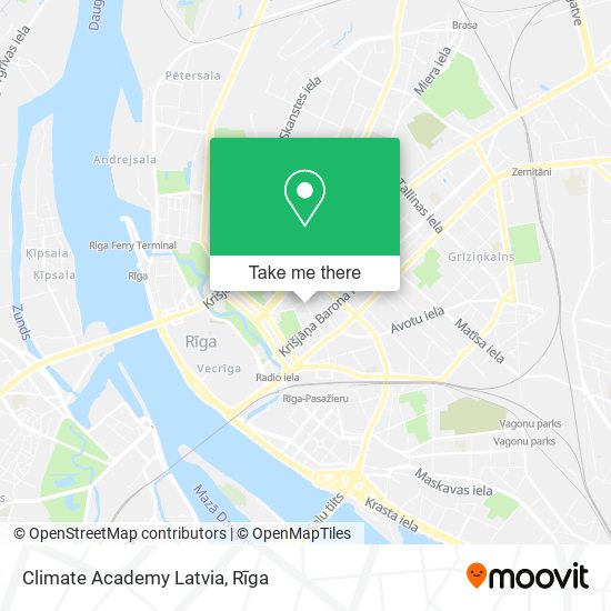 Climate Academy Latvia map