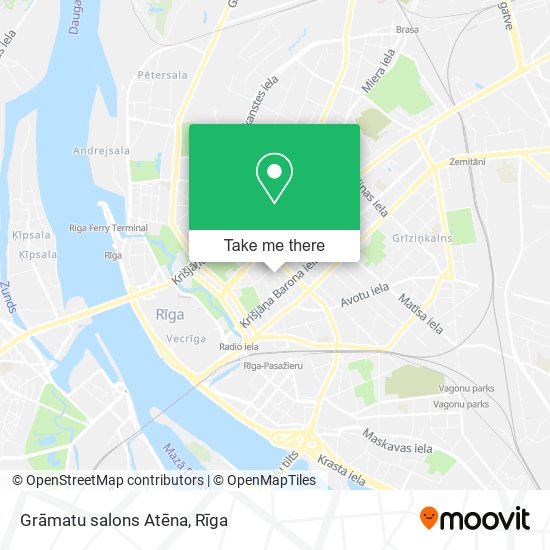 Grāmatu salons Atēna map