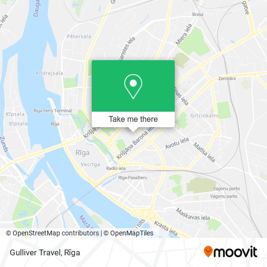 Карта Gulliver Travel