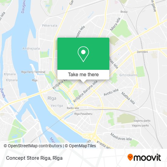 Concept Store Riga map