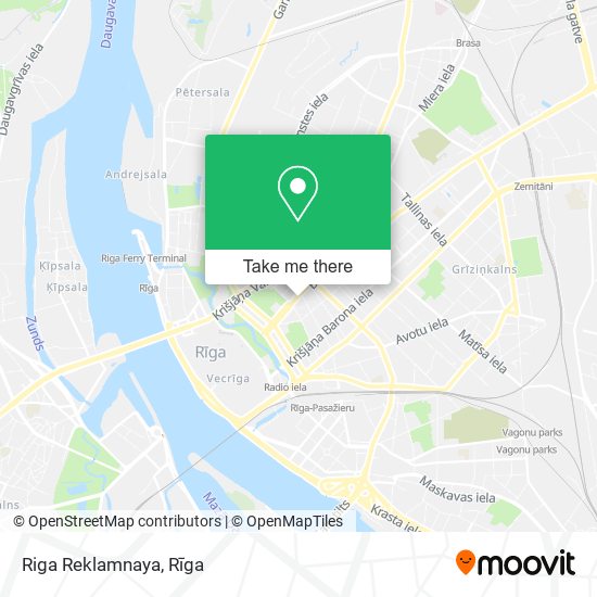 Карта Riga Reklamnaya