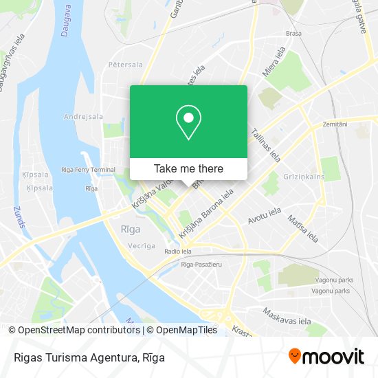 Rigas Turisma Agentura map