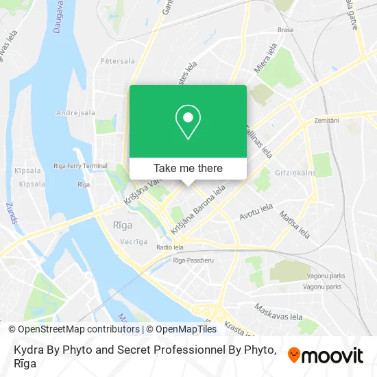 Карта Kydra By Phyto and Secret Professionnel By Phyto