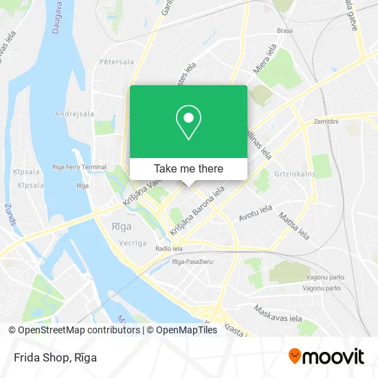 Карта Frida Shop