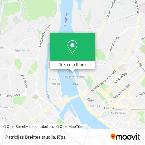 Карта Patricijas Brektes studija