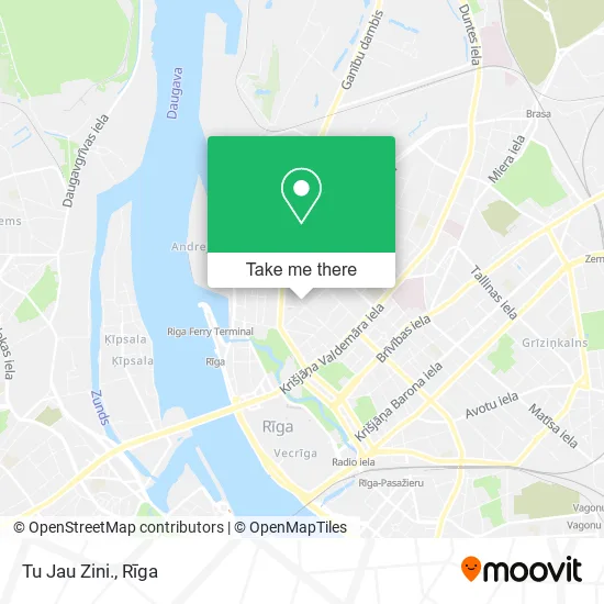 Карта Tu Jau Zini.