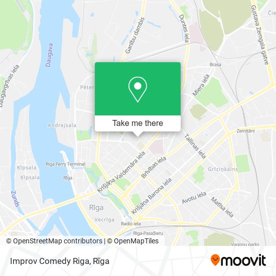 Improv Comedy Riga map