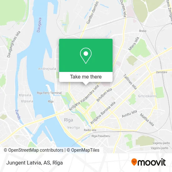 Карта Jungent Latvia, AS