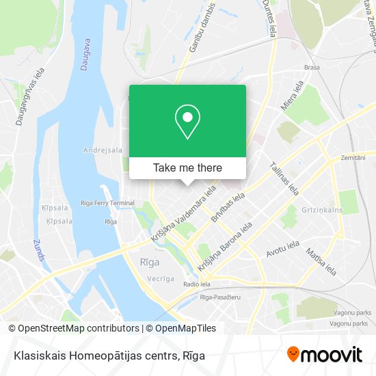 Klasiskais Homeopātijas centrs map