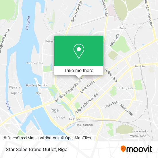 Star Sales Brand Outlet map
