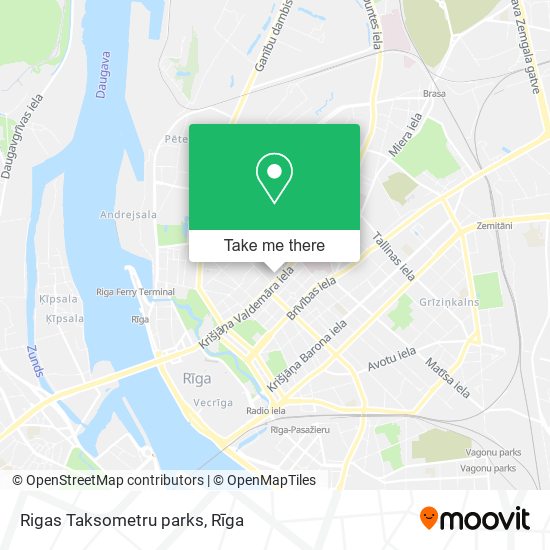 Rigas Taksometru parks map