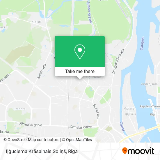 Iļģuciema Krāsainais Soliņš map