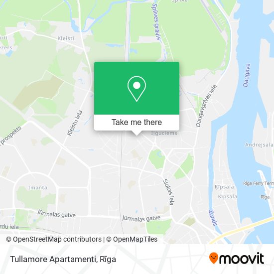 Tullamore Apartamenti map