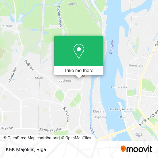 K&K Mājoklis map