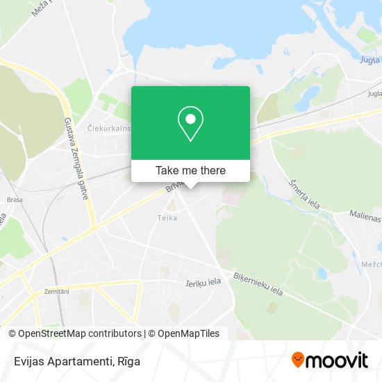 Evijas Apartamenti map